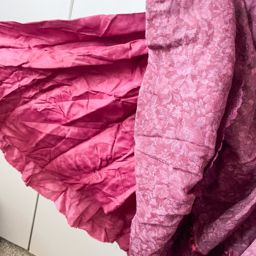 Vintage Gunne Sax by Jessica McClintock Maroon/Purple Dress - Picture 9 of 14